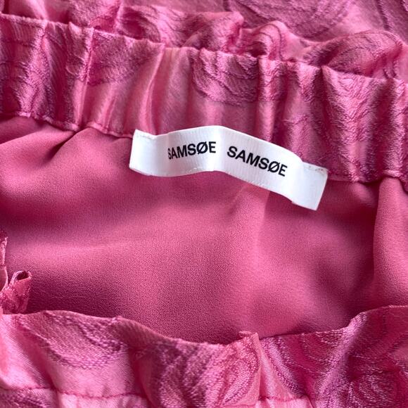 NEW! Samsoe Samsoe Bansa Midi Floral Skirt in Bubblegum Pink M - Picture 2 of 6